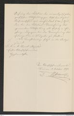 k.k. naturhistorisches Hofmuseum, Intendanzakten 1885-1896 (Hauer), Aktenzahl Z.618/1891, Seite 2